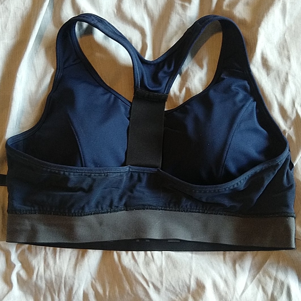 1X Core 10 blue sports bra - Picture 4 of 4